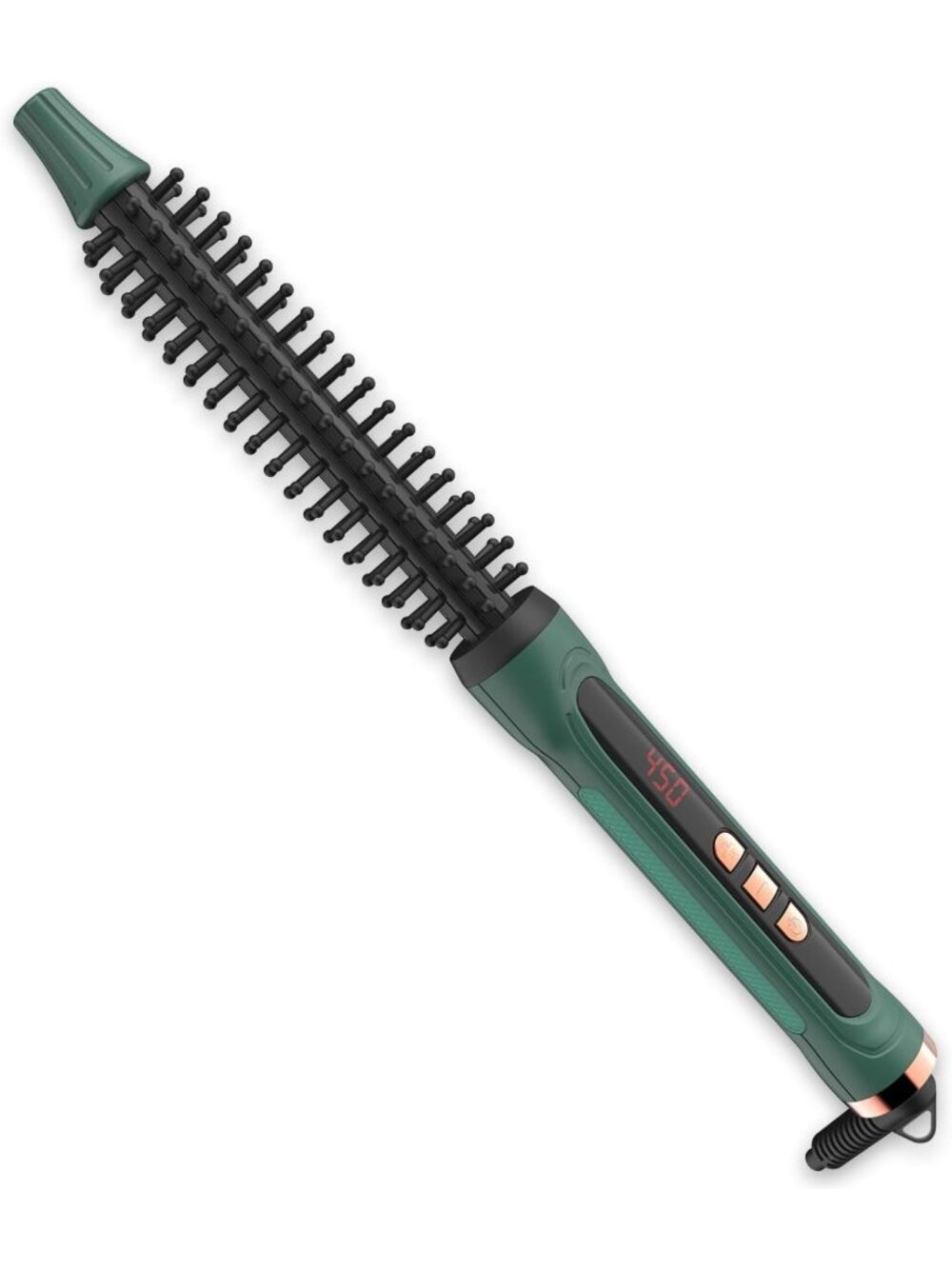 Mini Barrel Thermal Brush for Short Hair - 0.35 Inch Curling Tool for Volume
